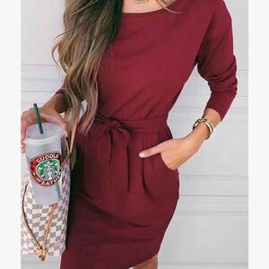 Pretty Garden long sleeve dress